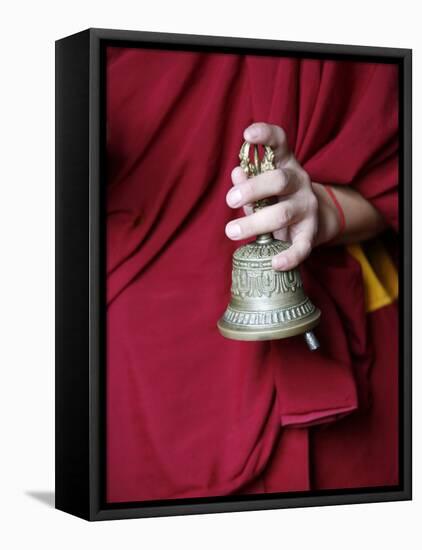 Gantha Tibetan Bell, Kathmandu, Nepal, Asia-Godong-Framed Premier Image Canvas