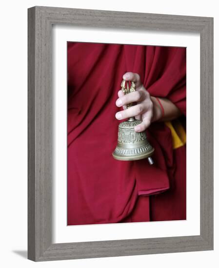 Gantha Tibetan Bell, Kathmandu, Nepal, Asia-Godong-Framed Photographic Print