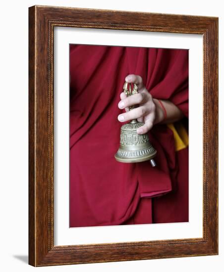 Gantha Tibetan Bell, Kathmandu, Nepal, Asia-Godong-Framed Photographic Print