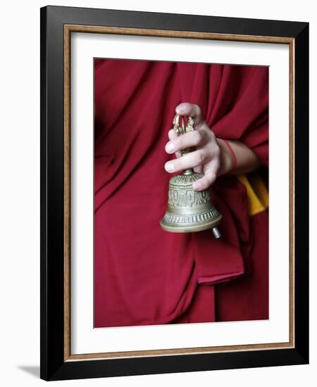 Gantha Tibetan Bell, Kathmandu, Nepal, Asia-Godong-Framed Photographic Print