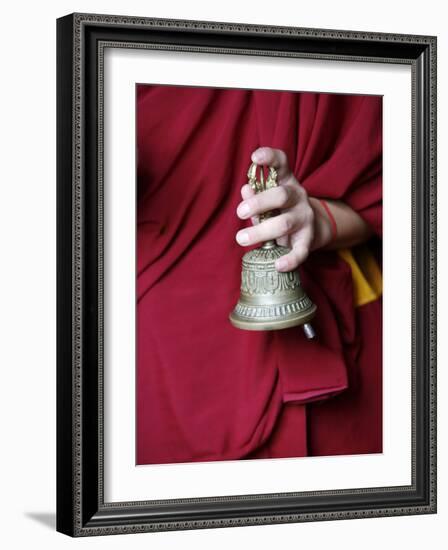 Gantha Tibetan Bell, Kathmandu, Nepal, Asia-Godong-Framed Photographic Print