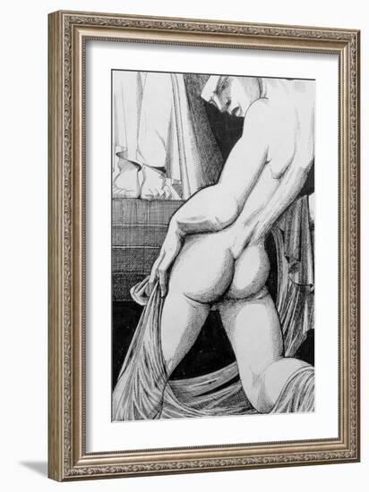 Ganymede before Zeus, 1923-Sidney Hunt-Framed Giclee Print