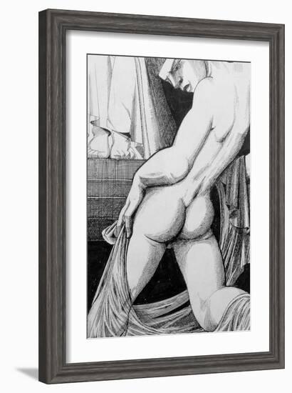 Ganymede before Zeus, 1923-Sidney Hunt-Framed Giclee Print