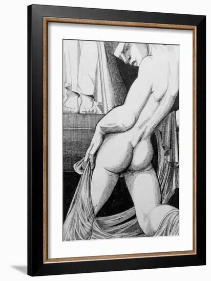 Ganymede before Zeus, 1923-Sidney Hunt-Framed Giclee Print