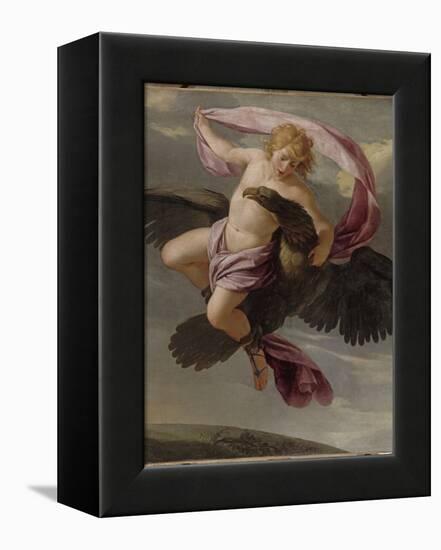 Ganymède enlevé par Jupiter-Eustache Le Sueur-Framed Premier Image Canvas