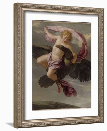 Ganymède enlevé par Jupiter-Eustache Le Sueur-Framed Giclee Print