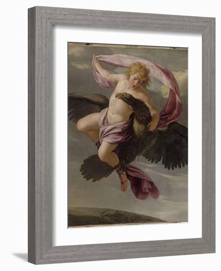 Ganymède enlevé par Jupiter-Eustache Le Sueur-Framed Giclee Print