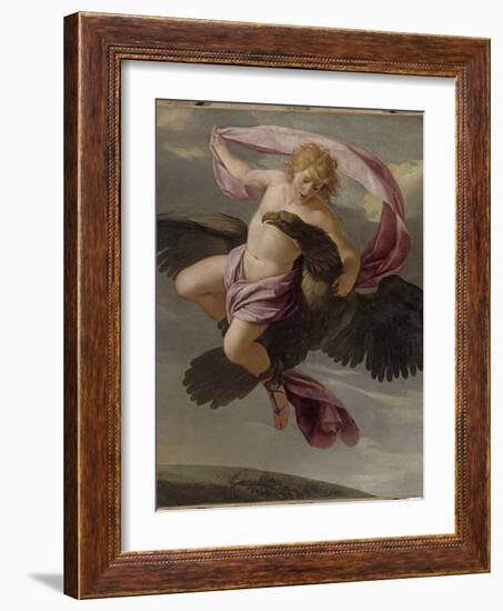 Ganymède enlevé par Jupiter-Eustache Le Sueur-Framed Giclee Print