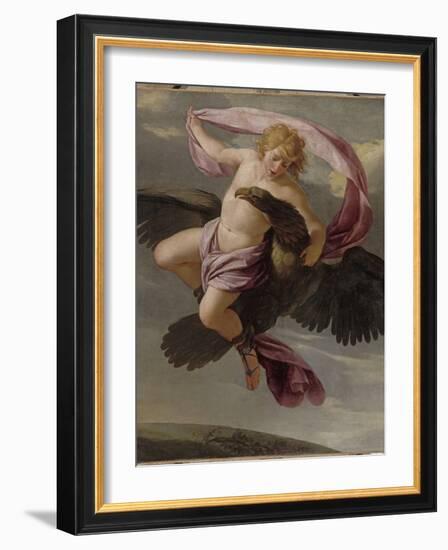 Ganymède enlevé par Jupiter-Eustache Le Sueur-Framed Giclee Print