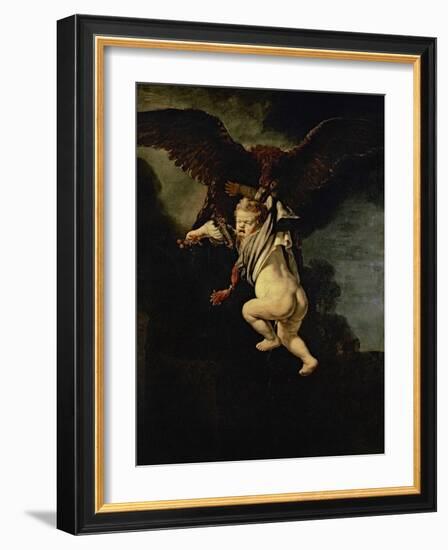 Ganymede in the Claws of the Eagle (Zeus), 1635-Rembrandt van Rijn-Framed Giclee Print