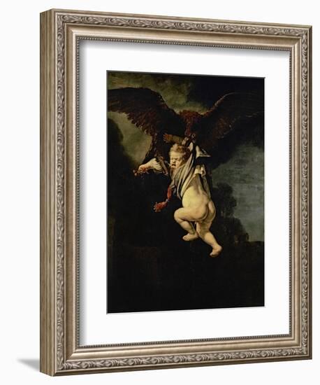 Ganymede in the Claws of the Eagle (Zeus), 1635-Rembrandt van Rijn-Framed Giclee Print