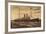Ganzsachen Ostende, Paquebot Pieter Deroninck, 5C-null-Framed Giclee Print