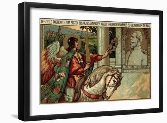 Ganzsachen Taunus, Kaiser Friedrich,Erzengel Michael-null-Framed Giclee Print