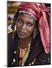 Gao, A Songhay Woman at Gao Market with an Elaborate Coiffure Typical of Her Tribe, Mali-Nigel Pavitt-Mounted Photographic Print
