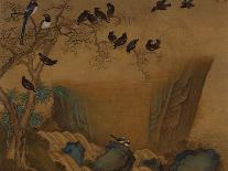 A Pair of Falcons. from an Album of Bird Paintings-Gao Qipei-Giclee Print