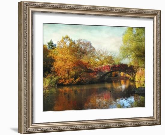 Gapstow Bridge in Autumn-Jessica Jenney-Framed Giclee Print