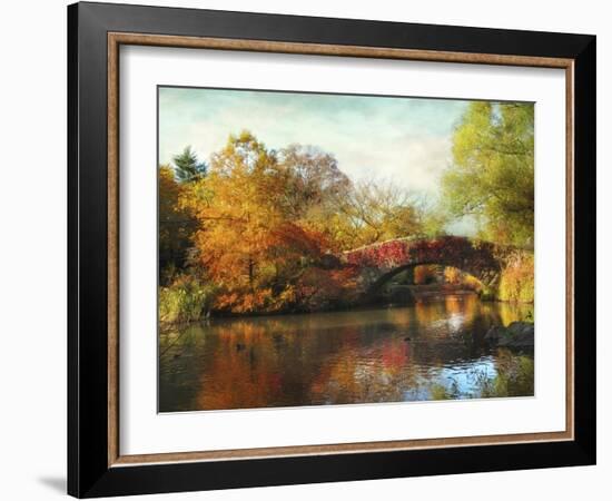 Gapstow Bridge in Autumn-Jessica Jenney-Framed Giclee Print