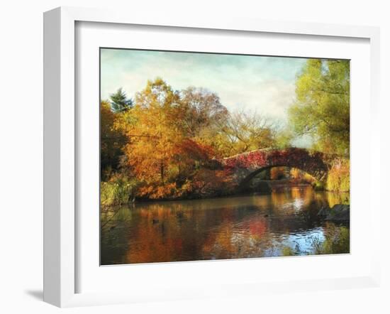 Gapstow Bridge in Autumn-Jessica Jenney-Framed Giclee Print