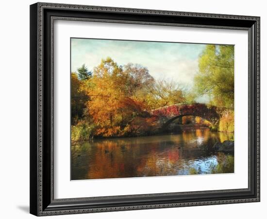 Gapstow Bridge in Autumn-Jessica Jenney-Framed Giclee Print