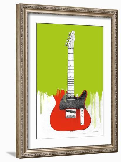 Garage Band I Paint-Mike Schick-Framed Art Print