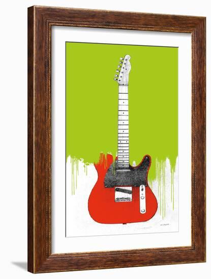 Garage Band I Paint-Mike Schick-Framed Art Print