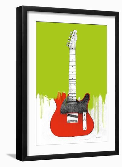 Garage Band I Paint-Mike Schick-Framed Art Print