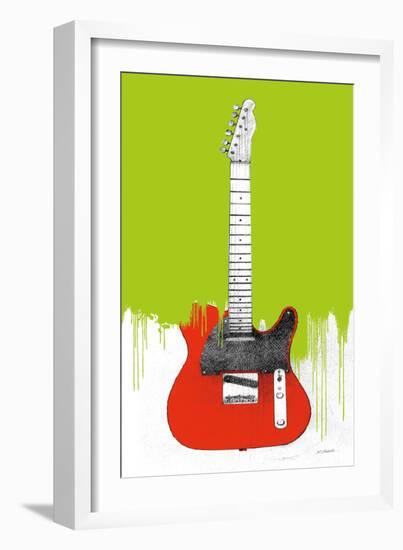 Garage Band I Paint-Mike Schick-Framed Art Print