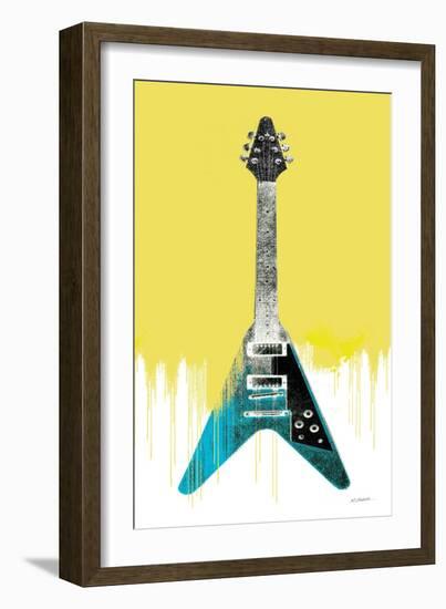 Garage Band III Paint-Mike Schick-Framed Art Print