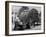 Garbage Man Emptying Trash into Back of Garbage Truck-Alfred Eisenstaedt-Framed Premium Photographic Print