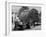 Garbage Man Emptying Trash into Back of Garbage Truck-Alfred Eisenstaedt-Framed Premium Photographic Print