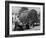 Garbage Man Emptying Trash into Back of Garbage Truck-Alfred Eisenstaedt-Framed Photographic Print