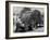 Garbage Man Emptying Trash into Back of Garbage Truck-Alfred Eisenstaedt-Framed Photographic Print