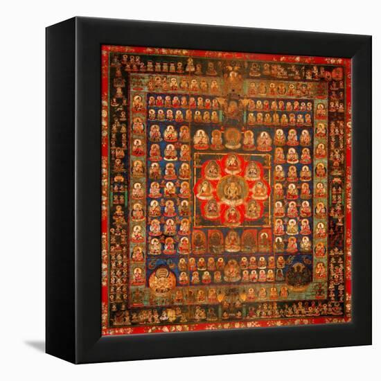 Garbhadhatu Mandala, 8th-9th Century-null-Framed Premier Image Canvas