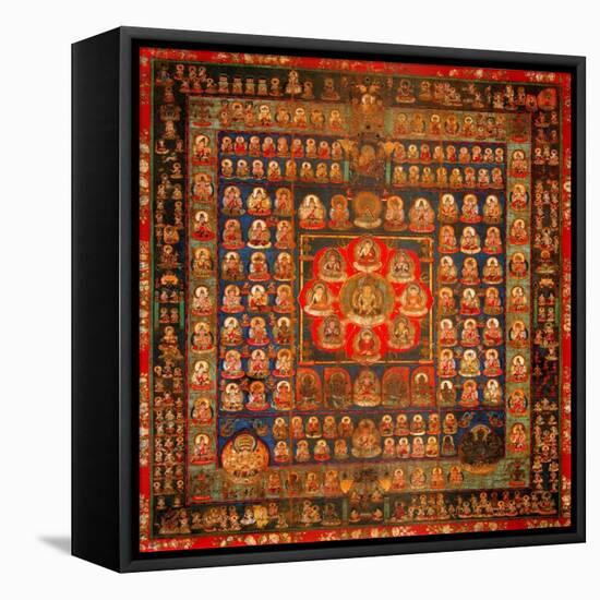 Garbhadhatu Mandala, 8th-9th Century-null-Framed Premier Image Canvas