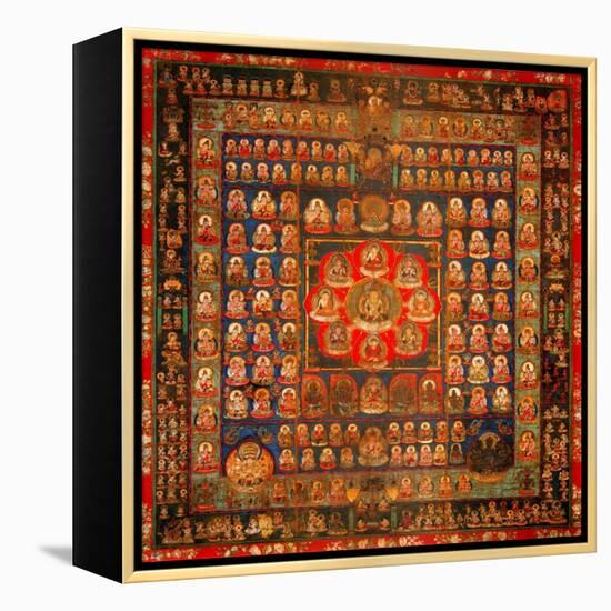 Garbhadhatu Mandala, 8th-9th Century-null-Framed Premier Image Canvas