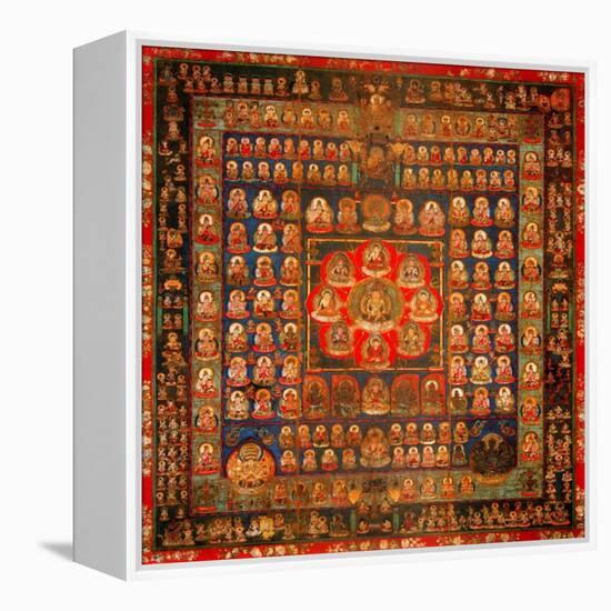 Garbhadhatu Mandala, 8th-9th Century-null-Framed Premier Image Canvas