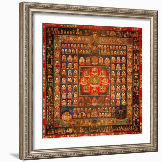 Garbhadhatu Mandala, 8th-9th Century-null-Framed Giclee Print