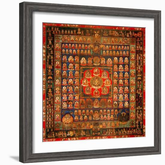 Garbhadhatu Mandala, 8th-9th Century-null-Framed Giclee Print