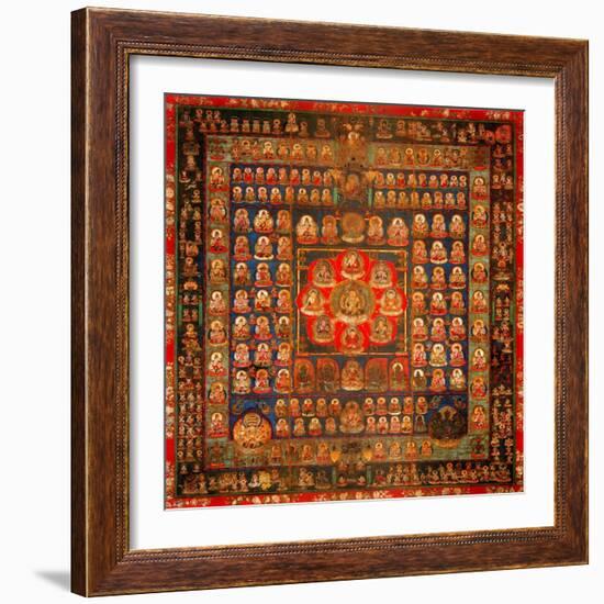 Garbhadhatu Mandala, 8th-9th Century-null-Framed Giclee Print