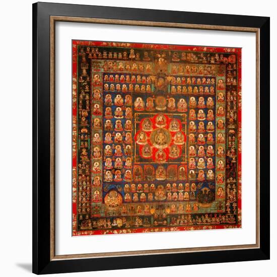 Garbhadhatu Mandala, 8th-9th Century-null-Framed Giclee Print