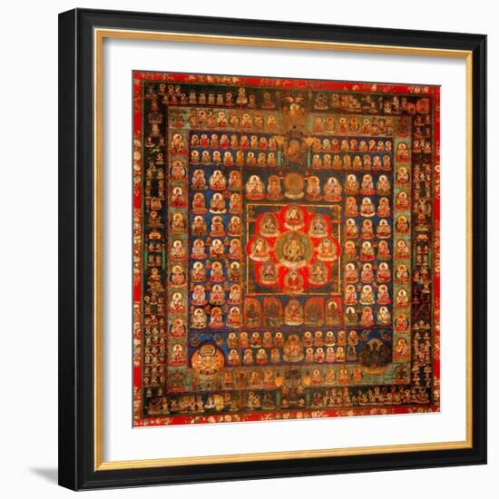 Garbhadhatu Mandala, 8th-9th Century-null-Framed Premium Giclee Print