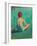 Garcon Assis Dans L'herbe (Boy Sitting in the Grass) - Peinture De Emile Bernard (1868-1941), Huile-Emile Bernard-Framed Giclee Print