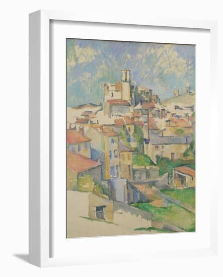 Gardanne, 1885-86-Paul Cezanne-Framed Giclee Print