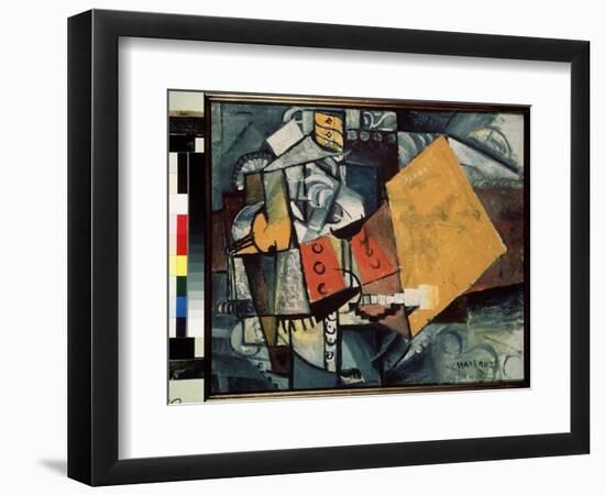 Garde (Guardsman). Peinture De Kasimir Severinovich Malevitch (Malevich, Malevic) (1878-1935), Huil-Kazimir Severinovich Malevich-Framed Giclee Print