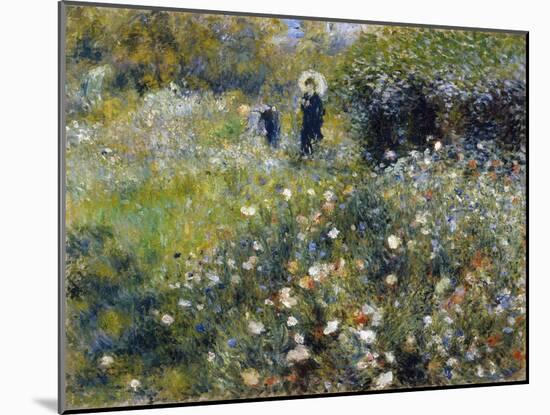 Garden, 1875-Pierre-Auguste Renoir-Mounted Giclee Print