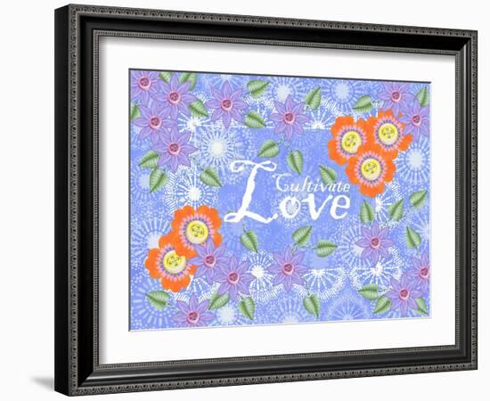 Garden 7 - Cultivate Love-Veruschka Guerra-Framed Giclee Print