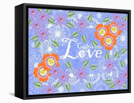 Garden 7 - Cultivate Love-Veruschka Guerra-Framed Premier Image Canvas