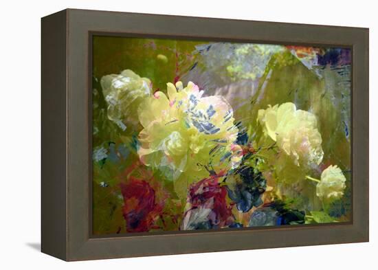 Garden Abstract-Michelle Calkins-Framed Stretched Canvas