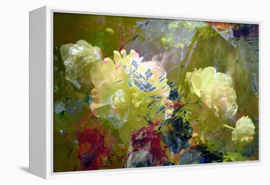 Garden Abstract-Michelle Calkins-Framed Stretched Canvas