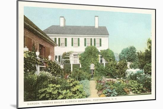 Garden, Aldrich Memorial, New Hampshire-null-Mounted Art Print